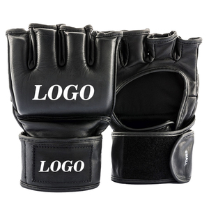 Guantes de MMA de Cuero Sintético con Soporte para Muñeca, Guantes de Entrenamiento y Sparring para Artes Marciales y Boxeo, OEM, Personalizados, Venta al Por Mayor - Product Image 4