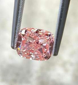 1 Moissanita Rosa Corte Cojín de 1 Quilate Creada en Laboratorio |   Diamante Sintético Suelto Color D VVS1 de 6x8mm para Joyería Fina - Product Image 3