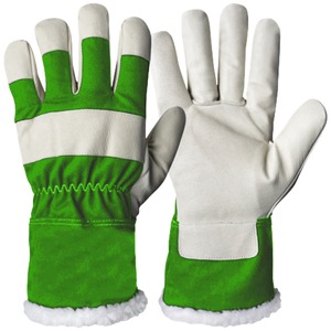 Guantes de Cuero Cálidos para Invierno, Rojos y Blancos, Unisex, Aislantes Térmicos para Exteriores, Ropa de Trabajo - Product Image 3
