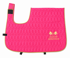 Couverture de cheval matelassée en forme de cœur élégante, imperméable, en velours de laine, avec rembourrage en peau de mouton, pour l'équitation, du fabricant Equine Riding House - Product Image 3