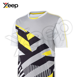 เสื้อฟุตบอลผู้ชาย XEEP รุ่นปรับแต่งได้ XC-SU-30 คุณภาพสูง ระบายอากาศได้ดี ผลิตจากโพลีเอสเตอร์ พิมพ์ลายด้วยความร้อน แห้งเร็ว สไตล์คลาสสิกสำหรับนักกีฬา - Product Image 2