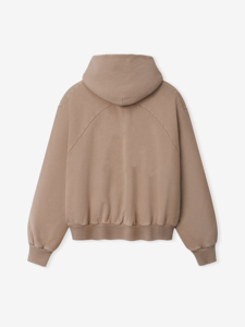 Sudadera con Capucha Oversize para Hombre, Color Beige Sólido, con Manga Farol, Tejido Casual, 100% Algodón, Sudadera con Logotipo Personalizado 2026 - Product Image 4