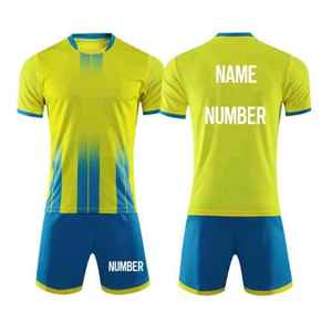 Free Custom Soccer Jersey Set with Logo Soccer Uniform Sublimation Printed Football Shirts Teams Wear - Product Image 3