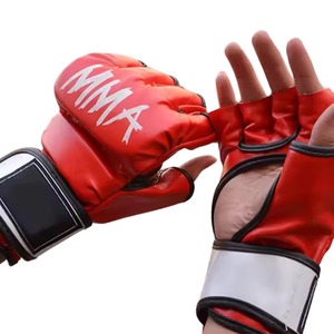 Gants de MMA personnalisés, gants d'entraînement et de sparring en cuir PU, gants de grappling pour la boxe, le Muay Thai, les combats UFC, la gym et la remise en forme - Product Image 3