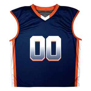 Ropa Deportiva Personalizada Reversible para Equipo de Lacrosse, Camiseta sin Mangas, 100% Poliéster, Impresión Digital Personalizada - Product Image 1