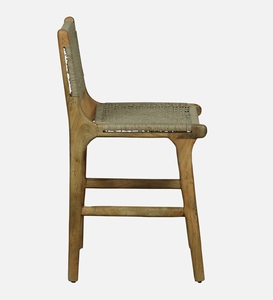 PU Leather <b>Bar</b> <b>Stool</b> Natural Finish Counter Height Kitchen <b>Bar</b> Furniture Handcrafted Durable Commercial Contemporary - Product Image 3