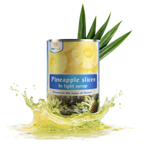 Tasty Vietnam Factory Competitive Price Top Selling Canned <b>Pineapple</b> Slices In Light Syrup Bulk - Product Image 1