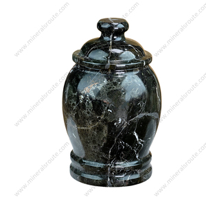 Classic Design Onyx And Marble <b>Jars</b> For Home Interior <b>Decoration</b> Premium Quality Onyx Black Marble <b>Jar</b> Container - Product Image 6