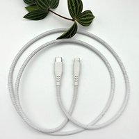 Cable de Carga Rápida Tipo-C de Cobre Puro Trenzado de Alta Calidad para iOS y Computadoras, 1m/2m/3ft/6ft/10ft, Certificado MFI, en Stock