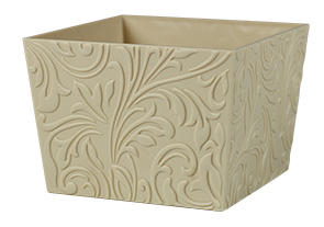 Maceta Moderna de Plástico Ligero con Diseño Arabesco Batik, Estilo Europeo, 7 Colores, para Decoración del Hogar y Mesa de Comedor - Product Image 3