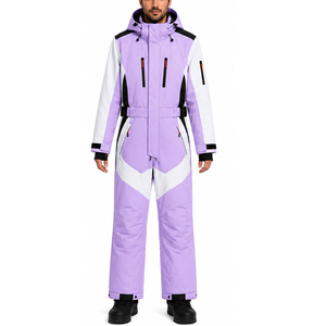 Combinaison de ski pour homme de haute qualité, imperméable, une pièce, pour l'hiver, vêtements de snowboard d'extérieur, respirante, performante - Product Image 1