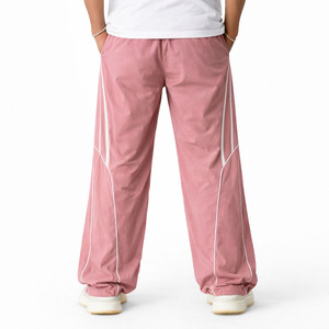 Pantalones Deportivos Casuales de Nailon para Hombre, Ligeros, Cortavientos, Corte Holgado, Cintura Elástica, Ropa Deportiva para Entrenamiento, Producción en Masa - Product Image 2
