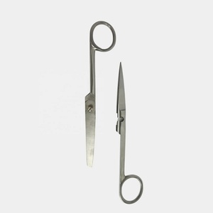 กรรไกรสเตนเลสแบบตรงที่สามารถถอดออกได้สำหรับมืออาชีพขนาด14.5ซม. - Product Image 2