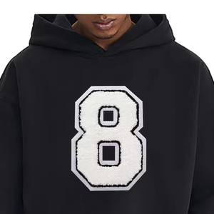 Sudadera Ligera para Hombre con Bordado Chenille, 100% Algodón, Manga Larga, Otoño, Precio de Mayoreo, Gran Venta - Product Image 4