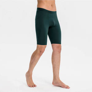 Pantalones Cortos Tácticos Casuales de Punto Tipo Bermuda con 4 Bolsillos, de Secado Rápido, de Tela Oxford, para Gimnasio y Yoga, con Cierre de Cremallera hasta la Rodilla - Product Image 4