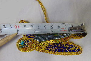 Adorno Navideño Colgante de Acrílico Hecho a Mano con Forma de Caballito de Mar Dorado, Adorno Decorativo de Alta Calidad para Árbol - Product Image 5