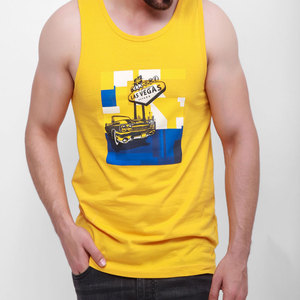 Débardeur sans manches confortable pour homme en coton doux, chemise décontractée d'été, design léger et respirant - Product Image 1