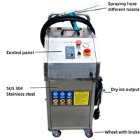 Machine à granulés de glace sèche automatique, granulateur de glace sèche, pelletiseur de glace sèche, machine de sablage à glace sèche, sablageur mobile à glace sèche