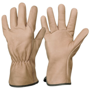 Premium Quality Reflective Safety Driving <b>Gloves</b> Breathable Goat Grain Leather CE Certified General Purpose Hand Protection - Product Image 6
