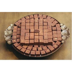 Tazón de metal para servir frutas y chocolate de diseño exclusivo, hecho a mano, decorativo, a precio de mayorista. - Product Image 3