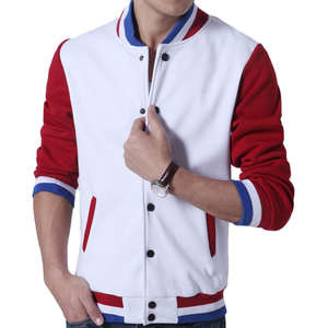 Chaquetas de Béisbol para Hombre, Estilo Urbano, con Forro Polar y Bordado Chenille, Chaquetas Varsity de Moda - Product Image 1