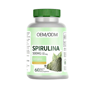 Spirulina-Tabletten 60 Stück für tägliche Ernährung und antioxidative Unterstützung mit nährstoffreichen blaugrünemigen Algen, Großhandelslieferant - Product Image 2