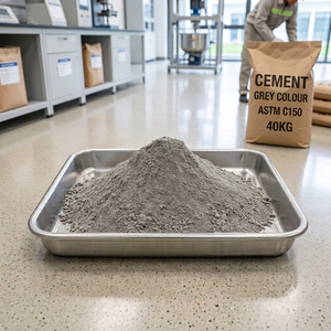 Ciment silicate ordinaire couleur gris ASTM C150 Sac de 40 kg Résistant aux sulfates Durcissement normal Pour les infrastructures - Product Image 1