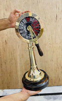 Base en bois antidérapante, métal laiton, bateau Titanic nautique sculpté et gravé, impression numérique, style patriotique, vaisselle, couleur personnalisée