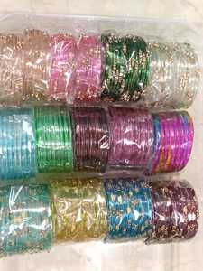 Premium Quality Assorted Designs Glass Bangles <b>Box</b> Perfect For Wedding Functions, Party Wear, Festive Occasions Gift For <b>Bride</b> - Product Image 2