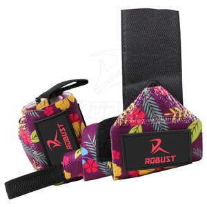 En gros OEM, Bandes de poignet personnalisées en néoprène antidérapantes avec fermeture auto-agrippante, durables et de haute qualité pour le soutien en musculation - Product Image 5