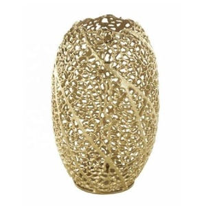 Jarrón de mesa moderno, Metal florero de alta decoración, diseño Circular, centro de mesa, escaparate, espacio de vida, mesa de comedor, jarrón decorativo - Product Image 6