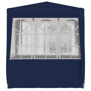 Carpa Plegable de Polietileno Azul de 8.2 x 8.2 Pies para Bodas y Eventos - Product Image 4
