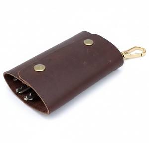 Nueva Funda Versátil para Llaves de Coche, de Cuero Genuino Crazy Horse, Estuche para Llaves de Coche, Protector de Llaves - Product Image 4