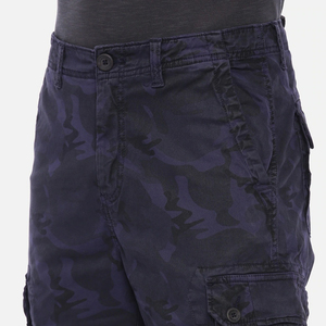 Shorts de jogging d'été pour hommes en molleton 100 % coton noir uni, personnalisables OEM, style cargo, imprimés ou vierges - Product Image 6