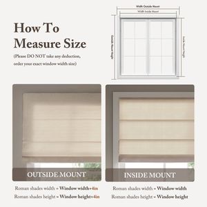 Persiana Romana Inalámbrica Galen de Tela Mate, Persianas Inteligentes de 35x64 ", 1 Unidad - Product Image 4