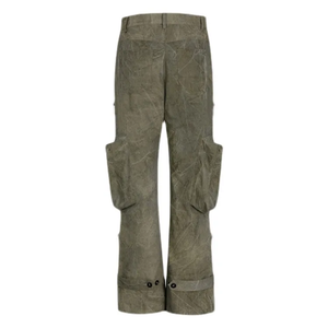 Pantalones Deportivos Casuales para Hombre, Estilo Urbano, Secado Rápido, Transpirables, Ecológicos, Corte Cargo, Pierna Ancha, Cintura Elástica, Poliéster/Algodón - Product Image 4
