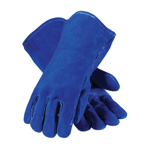 Gants de soudure en cuir de vache véritable de qualité supérieure, résistants aux coupures et à la chaleur, gants de sécurité ignifuges MIG TIG de haute qualité - Product Image 4