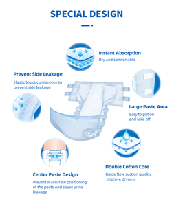 Insoftb campioni gratuiti a basso prezzo usa e getta per incontinenza pannolino extra Large Panales Para Adultos Super assorbimento pannolino per adulti - Product Image 3