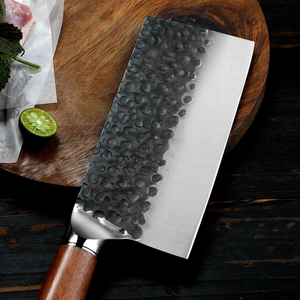 Cuchillo de Cocina Hecho a Mano con Hoja de Acero al Carbono, Mango de Madera, Funda de Cuero, Hoja de 7 Pulgadas, Extra Afilada, Moderna, Ambidestra, Apta para Lavavajillas - Product Image 2