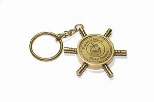 Premium Vintage Handmade Metal <b>Keychain</b> Custom Logo Key Ring <b>Personalized</b> Key Holder for Car Keys Corporate Gifts Promotional - Product Image 4