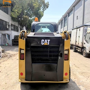 Used <b>CAT</b> 246D <b>Wheel</b> Skid Steer Loader Diesel Compact Loader with Hydraulic Quick Coupler for Excavation - Product Image 6