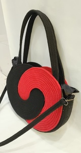 Bolso de mano de paja tejida con cierre magnético, bolso portátil para la playa, bolso de hombro para viaje, para mujer, bolsos de mano para mujer. - Product Image 2