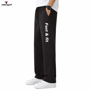 Pantalones Deportivos Casuales Ligeros de Lona, Corte Recto, con Logotipo Personalizado, Unisex, para Hombre, Precio de Fábrica - Product Image 3