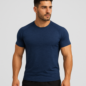 Camiseta Deportiva Dry Fit para Hombre con Logotipo Personalizado, Ropa Moderna para Gimnasio, Entrenamiento y Actividades Deportivas - Product Image 5