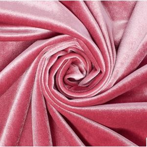 Tela de Terciopelo Elástica de Alta Calidad, Poliéster y Spandex, Terciopelo Coreano, Tela de Punto Suave para Prendas, Vestidos, Sofás y Cortinas - Product Image 5