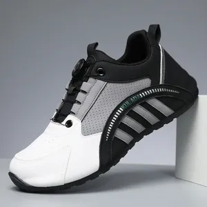 Men Casual <b>Sneakers</b> Rotating Button Summer Breathable Sport <b>Shoes</b> Lightweight Outdoor Mesh Running <b>Shoes</b> Athletic Jogging <b>Shoes</b> - Product Image 2