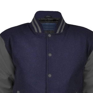 Custom Ladies Baseball Varsity <b>Jacket</b> Embroidered Wool <b>Leather</b> Letterman Coat Street Fashion OEM ODM Sample Service - Product Image 3