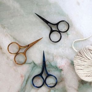 Stainless Steel Black Color Coated Sharp Blades Embroidery <b>Scissors</b> Professional <b>Sewing</b> Thread Cutting Craft Tool Sharp Stainles - Product Image 1