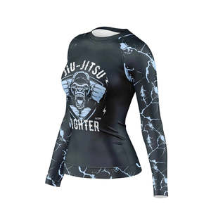 Solid Color Men <b>Long</b> <b>Sleeves</b> Rash Guard for Fitness Wear Quick Dry And Comfortable top quality Men Rash Guard for Sale - Product Image 3