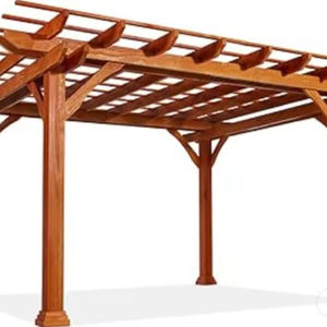 Pérgola de madera con techo retráctil, pérgolas para exteriores, gazebo, balcón, techo plegable, pérgola de jardín, techo multifuncional, fácil de montar - Product Image 1